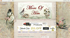 Desktop Screenshot of moreofhim.net